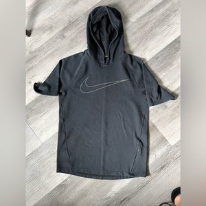 Nike running shirt with hoodie
